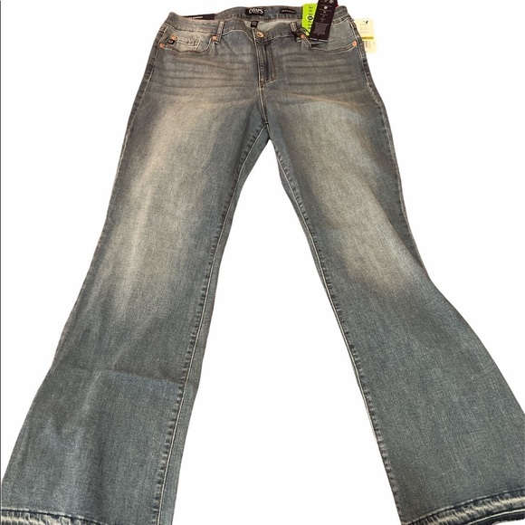 NWT Chaps Jeans Women Mid Rise Bootcut 14/32 - Picture 1 of 5